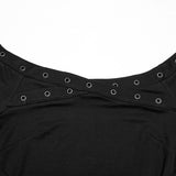 Gothic Off-Shoulder T-Shirt