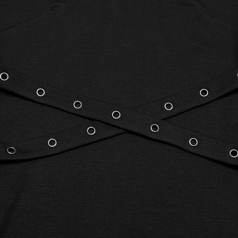 Gothic Off-Shoulder T-Shirt