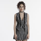 Reversweste im Goth Academy-Stil