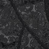 Jacquardhemd mit Gothic-Laternenärmeln