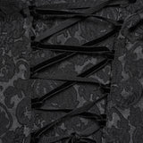 Jacquardhemd mit Gothic-Laternenärmeln