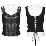Eng anliegende Punk-Weste