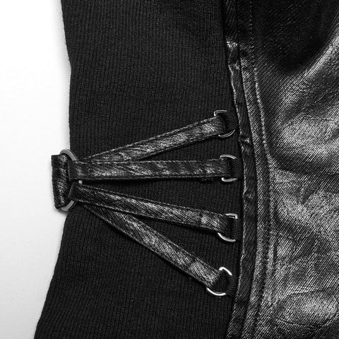 Eng anliegende Punk-Weste