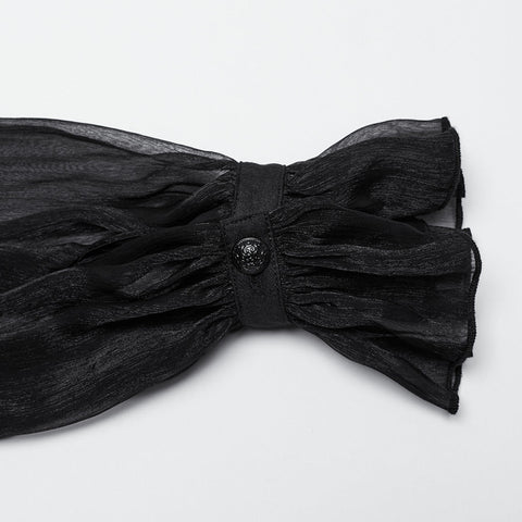 Gothic Pullover Chiffonhemd