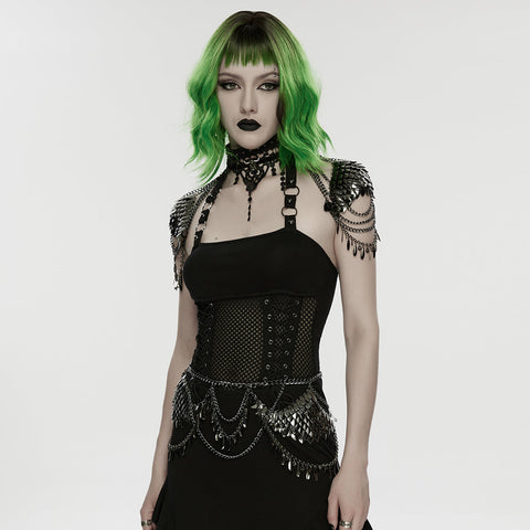 Punk-Metallklingen-Taillenkette