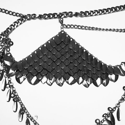 Punk-Metallklingen-Taillenkette