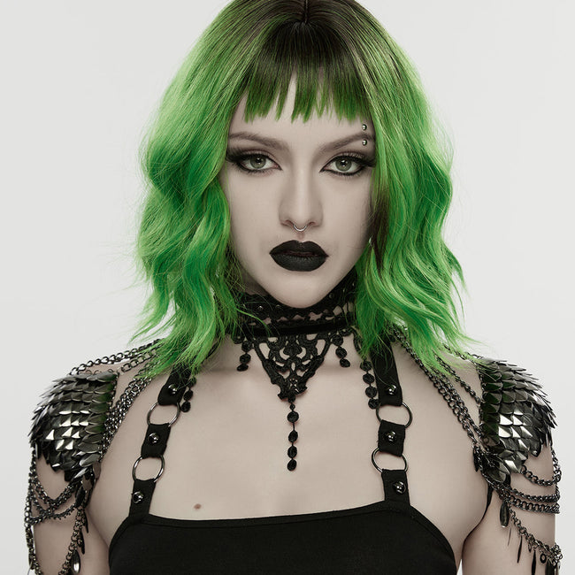 Punk-Spitzenblatt-Halskette