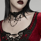 Gothic-Kreuz-Spitzenkette