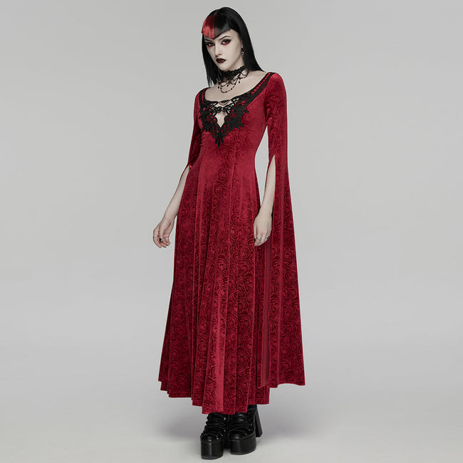 Gothic-Kreuz-Spitzenkette
