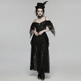 Gothic-Retro-Federhut
