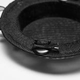 Hut im Gothic-Federband-Stil