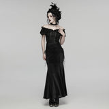 Hut im Gothic-Federband-Stil