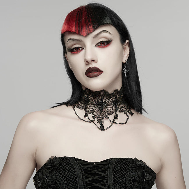 Gothic-Fledermaus-Halskette