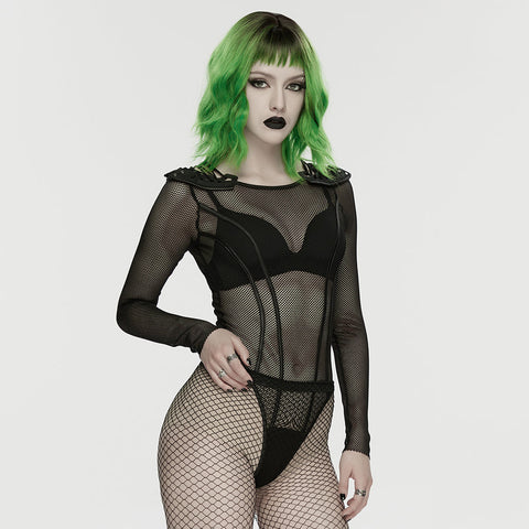 Cyberpunk-Rüstungs-Schulterperspektive-T-Shirt
