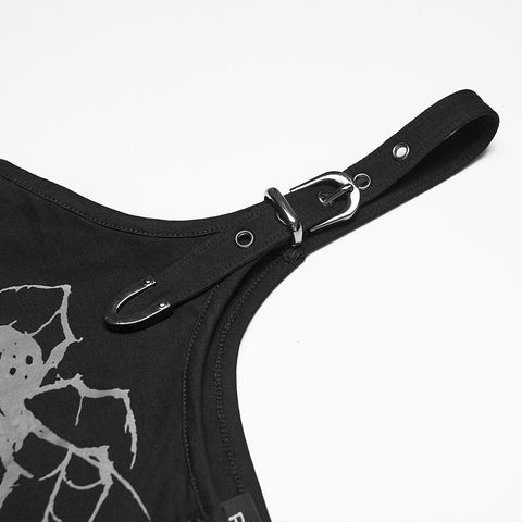 Punk-bedruckte, zerrissene Weste