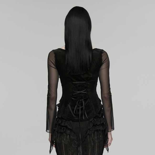 Gothic-Stickerei-T-Shirt