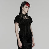 Gothic-Top mit wunderschöner Rose