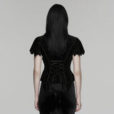 Gothic-Top mit wunderschöner Rose