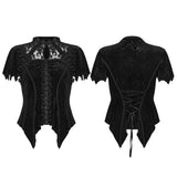 Gothic-Top mit wunderschöner Rose