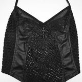 Gothic-Spitzen- und Mesh-Camisole