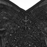 Gothic-Spitzen- und Mesh-Camisole