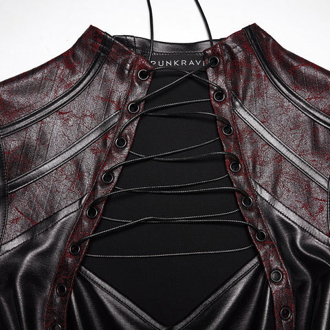 Cyberpunk-Ledertop