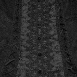 Gothic Rüschen-T-Shirt mit schulterfreiem Ausschnitt