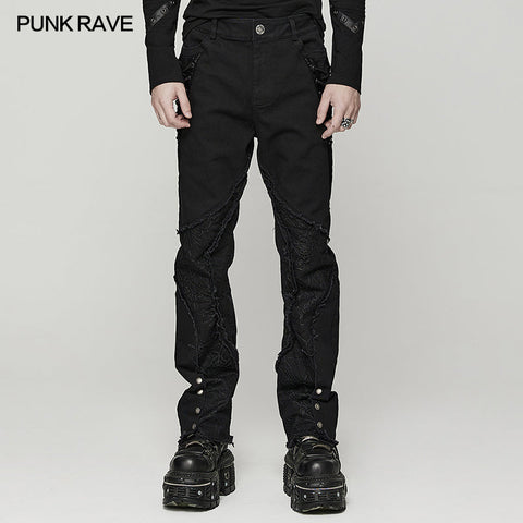 Punk-Spinnennetzhose