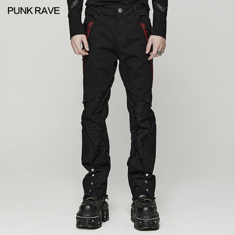 Punk-Spinnennetzhose