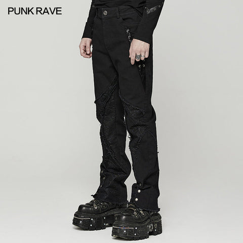 Punk-Spinnennetzhose