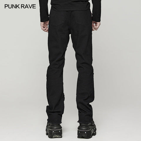 Punk-Spinnennetzhose