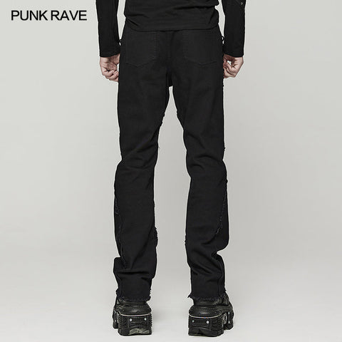 Punk-Spinnennetzhose