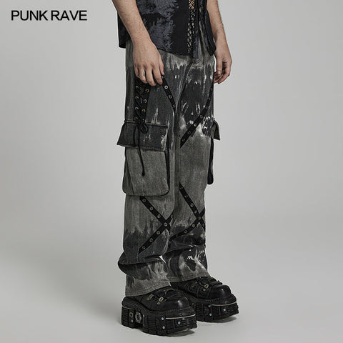Punk-Denim mit Farbverlauf