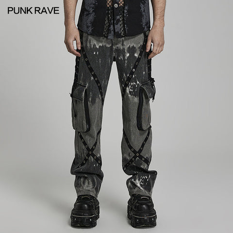 Punk-Denim mit Farbverlauf