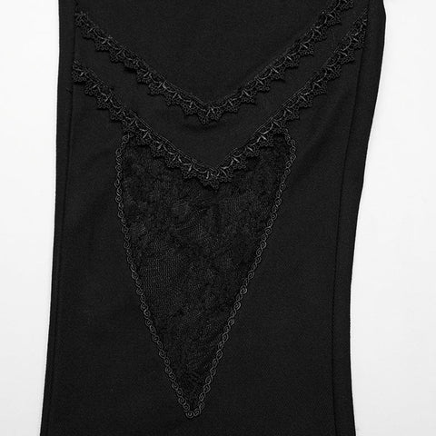 Gotische V-förmige, hohle, ausgestellte Hose