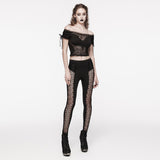 Gothic-Alltagshose für Damen