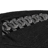 Strickleggings mit Goth-Textur