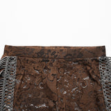 Durchsichtige, ausgestellte Hose aus Spitze im Gothic-Stil