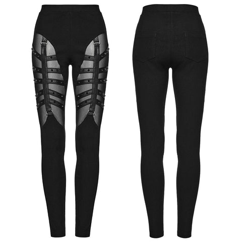 Punk Sexy geteilte, hohle Leggings