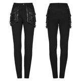 Punk-Hose mit 3D-Taschen