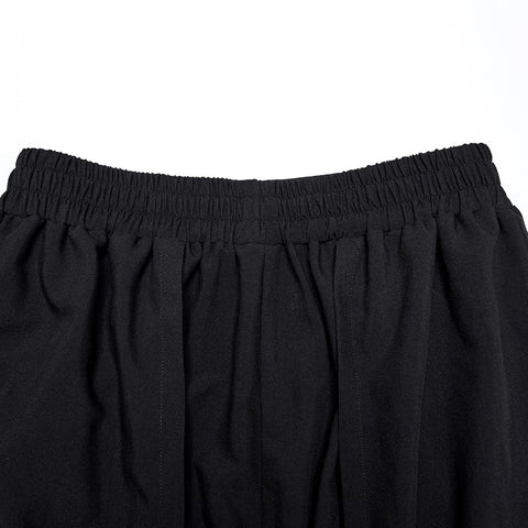 Cyberpunk-Shorts mit weitem Bein
