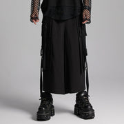 Cyberpunk-Shorts mit weitem Bein