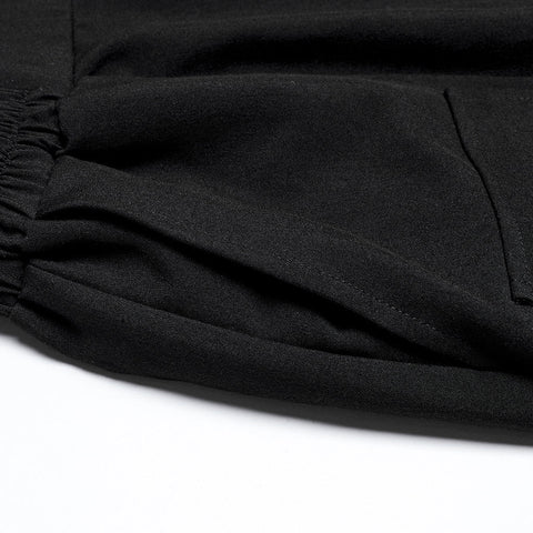 Cyberpunk-Shorts mit weitem Bein