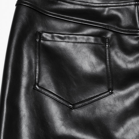 Punk-minimalistische Lederhose