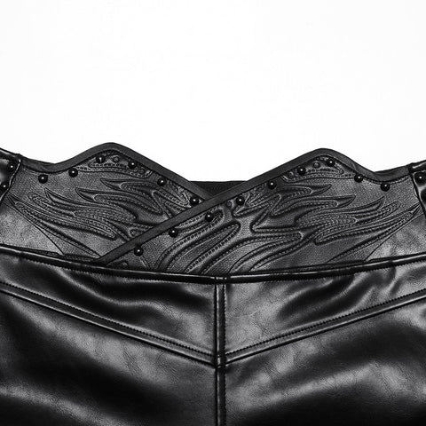 Punk-minimalistische Lederhose