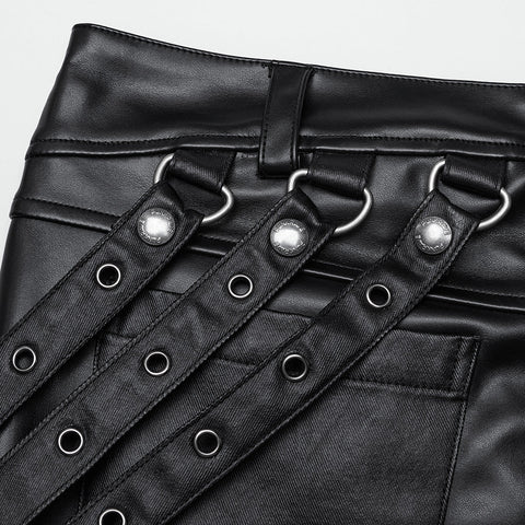 Punk-Street-Lederhose