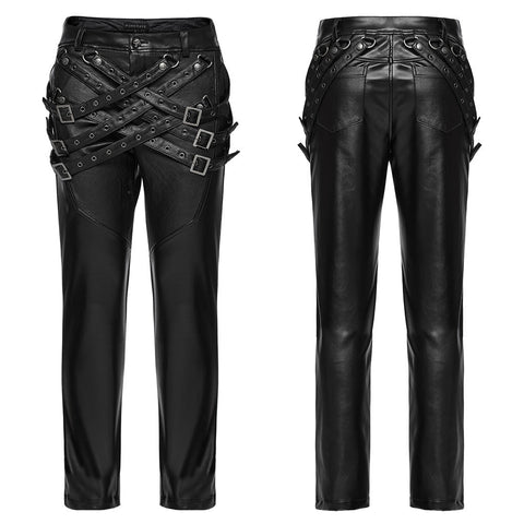 Punk-Street-Lederhose