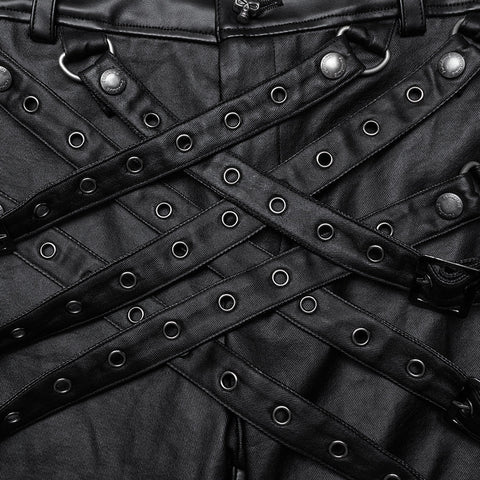 Punk-Street-Lederhose