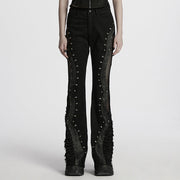 Dekadente Schlaghose im Punk-Street-Stil