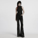 Dekadente Schlaghose im Punk-Street-Stil